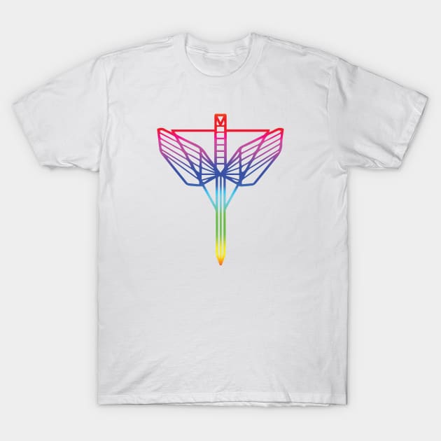 The Shield Symbol (Rainbow) - Wynonna Earp T-Shirt by Queerdelion